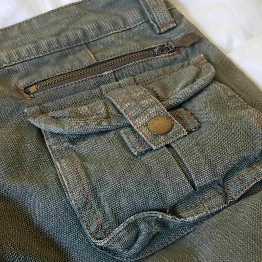Current Character Cargo Jeans Green Small